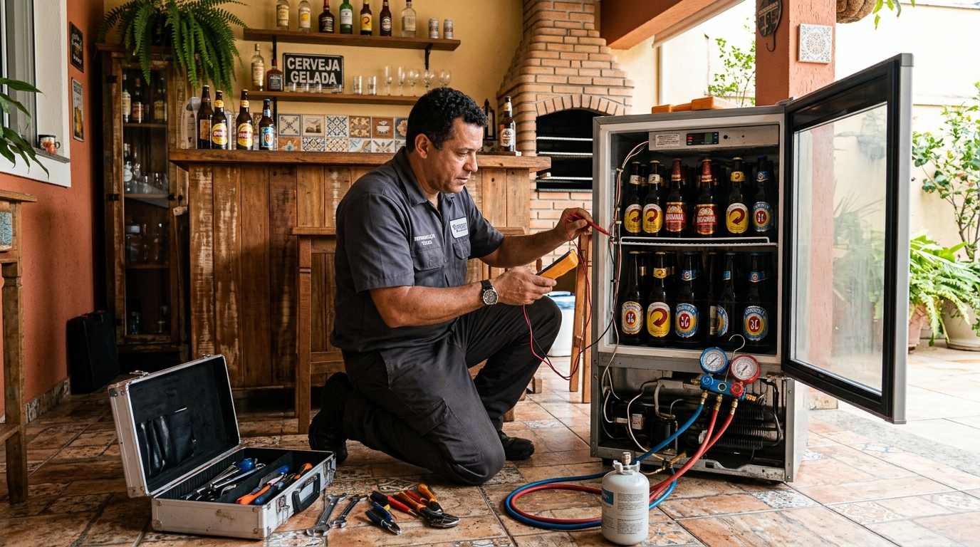 Recarga de gás de cervejeira em Belém‑PA